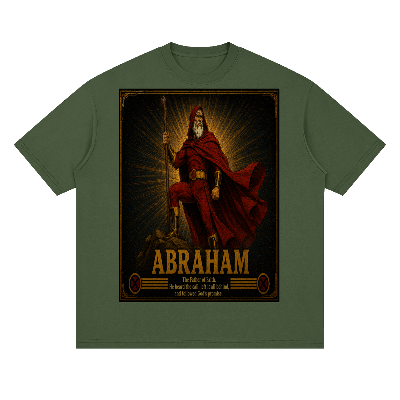 Jesus,Abraham,Holyheroes,christianclothing,christianmen,mensappearl,clothing,Bible,Love