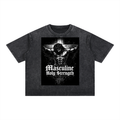 Mineral Wash Boxy Cotton T-Shirt