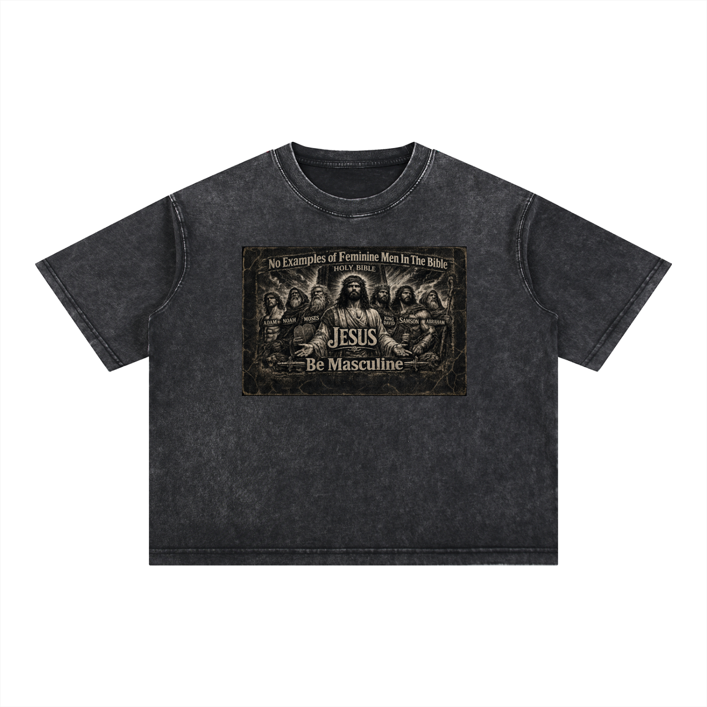 Mineral Wash Boxy Cotton T-Shirt