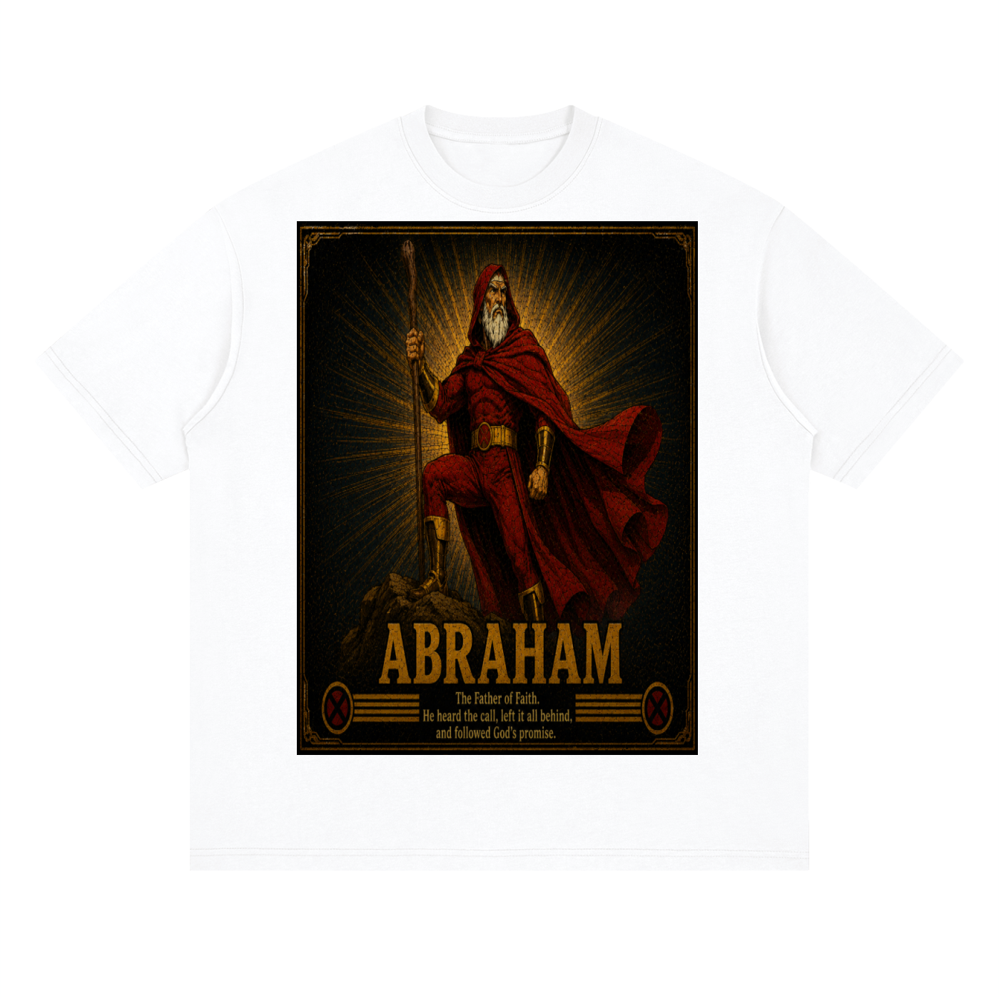 Jesus,Abraham,Holyheroes,christianclothing,christianmen,mensappearl,clothing,Bible,Love