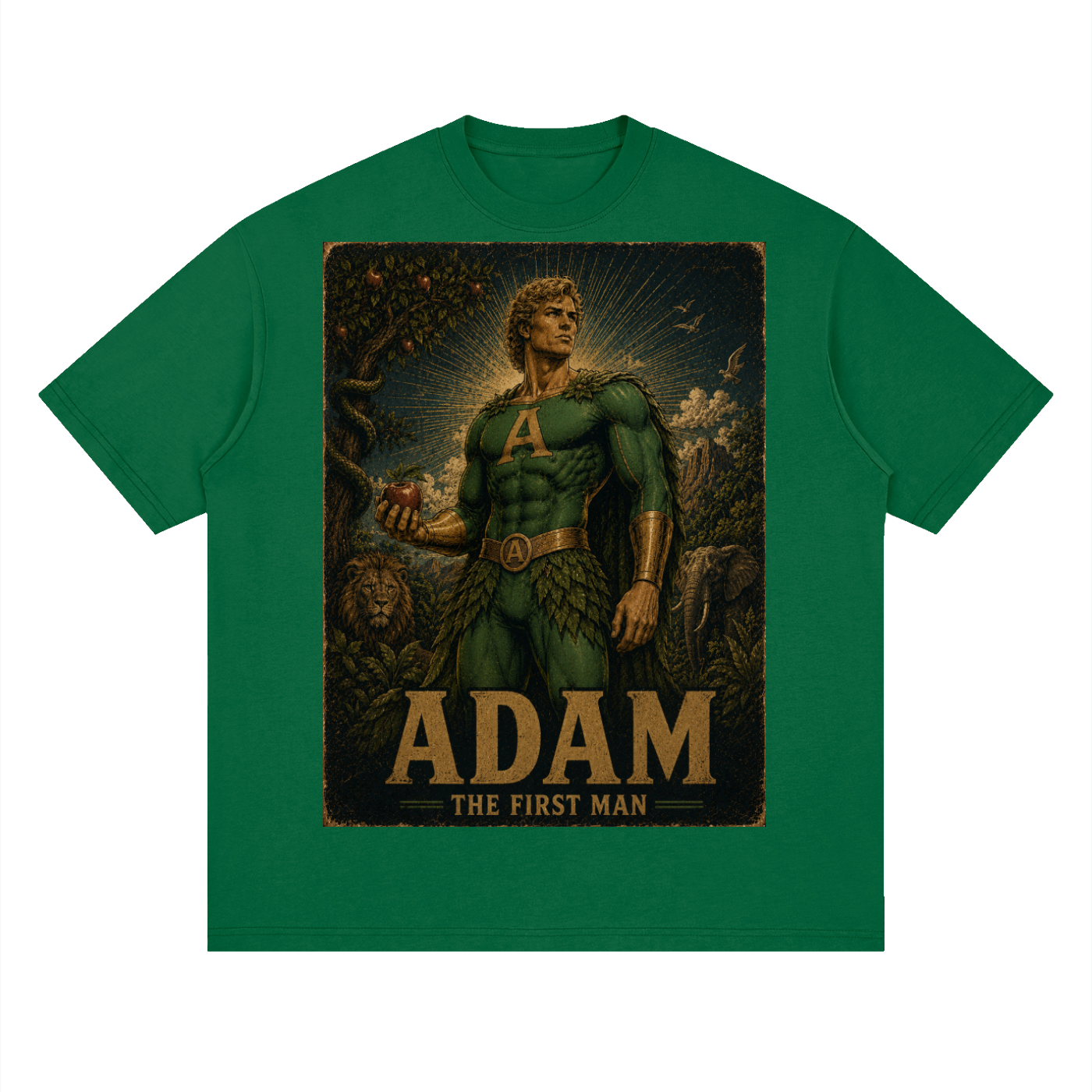 Adam Heroic Streetwear Loose Drop Shoulder T-Shirt