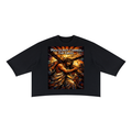 Unisex Mineral Wash Raw Hem Boxy T-Shirt